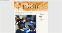 Desktop Screenshot of missions.wschurch.org