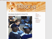 Tablet Screenshot of missions.wschurch.org